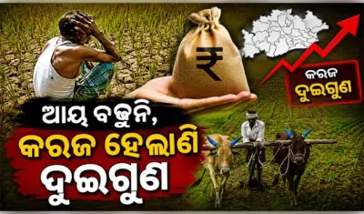 ଓଡ଼ିଶାର ପ୍ରତି ଚାଷୀ ପରିବାର ଉପରେ ୩୨,୭୨୧ଟଙ୍କା ଋଣ: କେନ୍ଦ୍ର