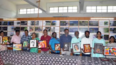 நிறங்களின் வழியே உலகம்; ஓவியக் கண்காட்சி திறப்பு!