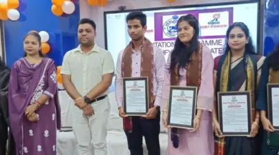 ଉପଜିଲ୍ଲାପାଳଙ୍କ ଦ୍ୱାରା ଓଏଏସ ପରୀକ୍ଷାରେ କୃତିତ୍ଵ ପ୍ରାର୍ଥୀଙ୍କୁ ସମ୍ବର୍ଦ୍ଧନା