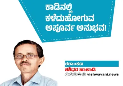 Shashidhara Halady Column: ಕಾಡಿನಲ್ಲಿ ಕಳೆದುಹೋಗುವ ಅಪೂರ್ವ ಅನುಭವ !