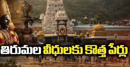 తిరుమల మాడ వీధులకు కొత్త పేర్లు