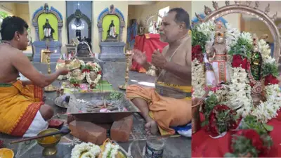 மதுரை நகரில் கோயில்களில் நடைபெற்ற திருக்கல்யாணம்!