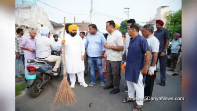 ਹਰਜੋਤ ਸਿੰਘ ਬੈਂਸ ਵੱਲੋਂ ਨੰਗਲ ਤੋਂ ਸੂਬੇ ਭਰ ਵਿੱਚ 10 ਰੋਜ਼ਾ ਸਫ਼ਾਈ ਮੁਹਿੰਮ ਦਾ ਆਗਾਜ਼