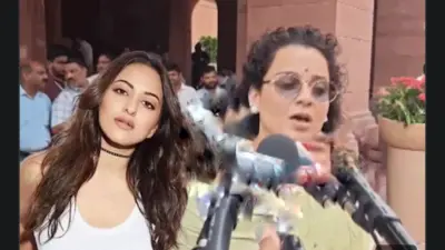 Kangana Remark: कंगना के बिगडे बोल,पोस्ट से बढ़ा विवाद, किसके पति ,पहनावे और भाषा पर की टिप्पणी, क्या सोनाक्षी सिन्हा पर था निशाना?
