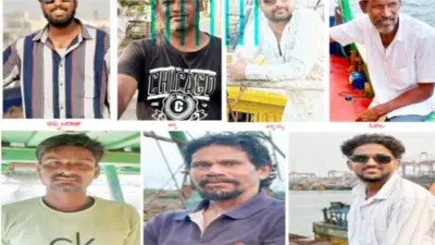 وشاکھاپٹنم کے سمندر میں ماہی گیروں کی کشتی خرابی کا شکار