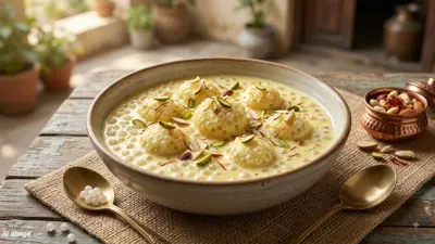 Sabudana Rasmalai श्रावण उपवासात बनवा शाही मिठाईसारखी साबुदाणा रसमलाई