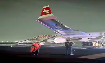 Delhi airport: Swiss Air flight engine catches fire, 6 passengers injured