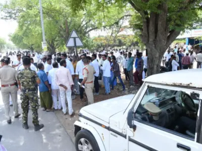 Jagan's Tour: YCP Cadre Violate Police Restrictions