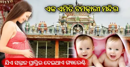 ଦେଶର ଏକ ଏମିତି ମନ୍ଦିର ଯାହା ସନ୍ତାନ ପ୍ରାପ୍ତି ପାଇଁ ପ୍ରସିଦ୍ଧ, ଜାଣନ୍ତୁ କଣ ରହିଛି ଏହା ପଛର ରହସ୍ୟ