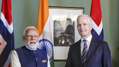 PM Modi holds talks with Norwegian counterpart