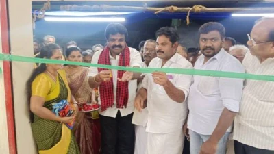 திமுக வேட்பாளர் சண். ராமநாதனுக்கு பெருகும் ஆதரவு: வல்லத்தில் தேர்தல் அலுவலகம் திறப்பு