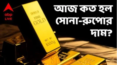 Gold-Siver Price Today: রুপোর দাম বাড়লেও আজ একই জায়গায় থমকে সোনা, কত দাম হল এই দুই মূল্যবান ধাতুর?