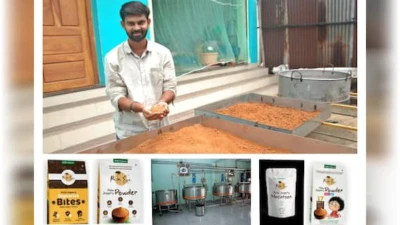 பனங்கருப்பட்டி தூள் தெரியுமா? ஐ.டி வேலையை விட்டுட்டு கருப்பட்டி காய்ச்சும் பட்டதாரி இளைஞர்