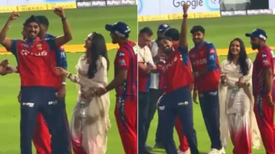 WATCH: Arshdeep Singh's Priceless Reaction To Hug From Preity Zinta