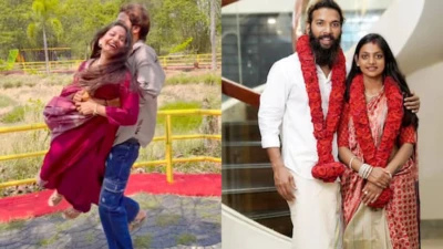 Viral Kumbh Mela Girl Monalisa Bhosle's Romantic Video With Husband Farman Khan After Wedding: Watch