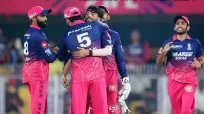 IPL 2026: राजस्थान रॉयल्स और गुजरात टाइटंस के बीच हुआ रोमांचक मुकाबला, RR ने आखिरी ओवर में 6 रन से जीत की हासिल