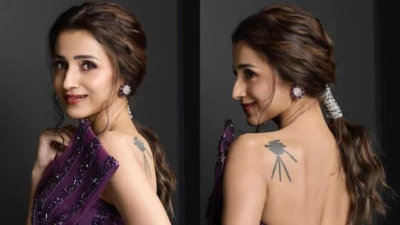 Trisha Krishnan Tattoo: భుజంపై టాటూ చూపించిన త్రిష... ఆ టాటూ స్పెషాలిటీ ఏమిటో తెలుసా?