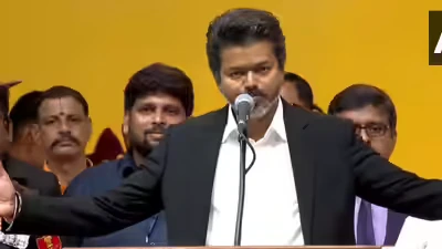 ویجے تمل ناڈو کے وزیر اعلیٰ بن گئے، دہائیوں پر محیط ڈی ایم کے اے آئی اے ڈی ایم کے تسلط کا خاتمہ