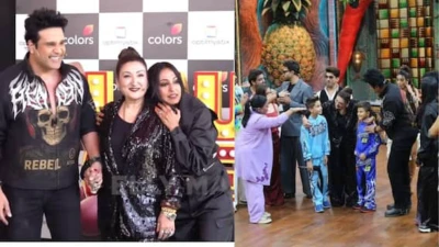 Krushna Abhishek's Twin Sons Meet Sunita Ahuja For First Time, Emotional Reunion Melts Hearts Online