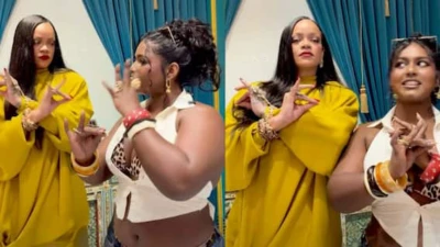 Influencer Teaches Rihanna Bharatanatyam Mudras During Mumbai Visit: WATCH Video