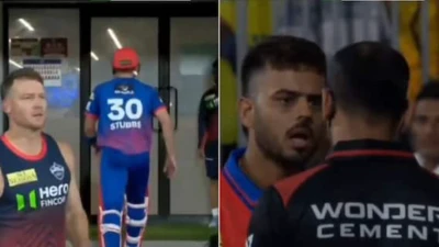 WATCH: Frustrated Stubbs Throws Helmet After Umpire Refuses Glove Change vs CSK