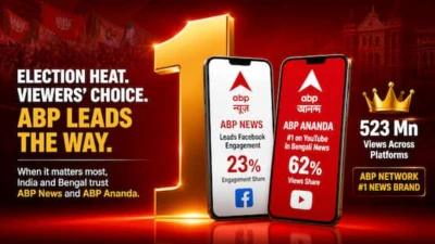 ABP News, ABP Ananda Surge To #1 As Election Heat Drives Facebook, YouTube Dominance