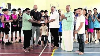 ബാസ്ക്കറ്റ്ബാള് ചാമ്പ്യൻഷിപ്പ് ഫണ്ട് ശേഖരണം