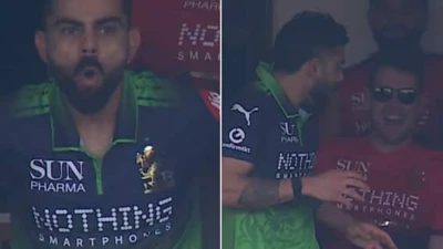 WATCH: Virat Kohli's Epic Reaction To Tim David's Bullet Six