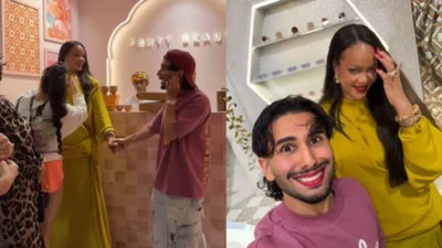 Orry's Reunion With Rihanna Goes Viral As He Jokes About Her Not Returning His Earrings, Tries Viral Pose