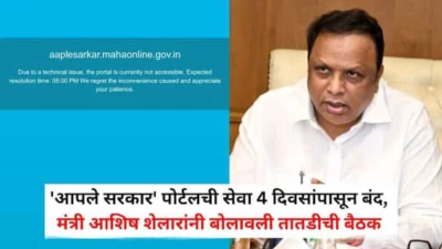 Aaple Sarkar Portal Down: 'आपले सरकार' पोर्टलची सेवा 4 दिवसांपासून बंद, लाखो नागरिकांची कामे रखडली, मंत्री आशिष शेलारांनी बोलावली तातडीची बैठक, पोर्टल कधी सुरु होणार?