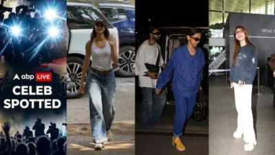 ABP Live Celeb Spotted | Ananya Panday, Sreeleela, DeepVeer And More Light Up Mumbai