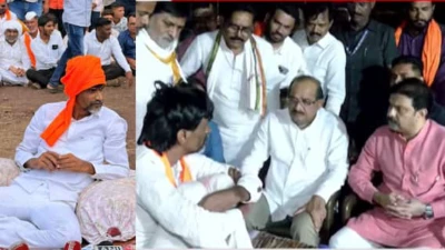 Manoj Jarange : मोठी बातमी! मनोज जरांगे यांना उलट्यांचा त्रास, डॉक्टरांकडून तपासणी; शिष्टमंडळ अन् मराठा अभ्यासकांची मीडियासमोर चर्चा