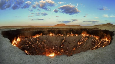 Inside Turkmenistan's Door to Hell: The Fiery Crater That's Been Burning For Over 50 Years