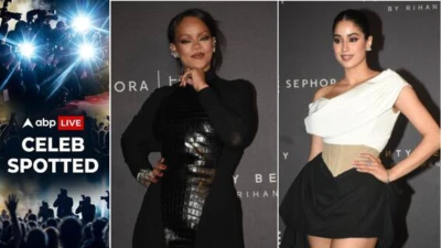 ABP Live Celeb Spotted: Rihanna, Janhvi Kapoor Raise The Glam Quotient With Head-Turning Looks