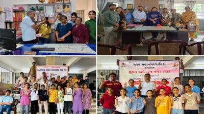 Suman Schools of Surat Municipal Corporation achieve remarkable performance, 92.60% result in 10th board exams