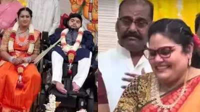 மகன் தாலி கட்டியதை பார்த்து, நெப்போலியன் கண்களில் திரண்ட கண்ணீர்!