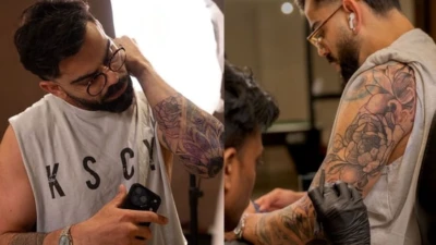 Virat Kohli adds new Shiva-inspired tattoo as evolving sleeve expands on his left arm