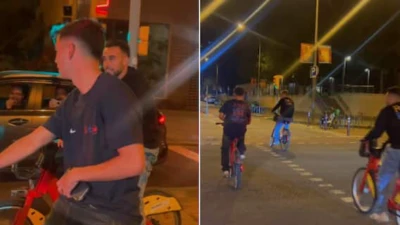 WATCH: Pedri, Dani Olmo & Eric Garcia Spotted Cycling Through Barcelona After El Clasico Win