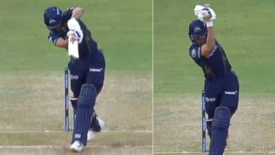Watch: Shubman Gill Recreates Virat Kohli's  'No-Look' Six In LSG vs GT Match