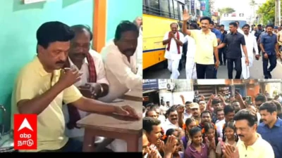 மாணவிகளுடன் செல்ஃபி.. மக்களுடன் டீ! சீர்காழியில் உதயசூரியன் சின்னத்திற்கு ஆதரவு திரட்டிய முதல்வர் ஸ்டாலின்.