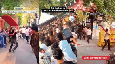 Hansraj College fest fiasco: Chaos, physical violence and brawls take centre stage