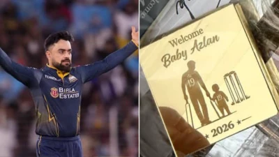Rashid Khan Welcomes Baby Boy After GT Win, Reveals Name 'Azlan'