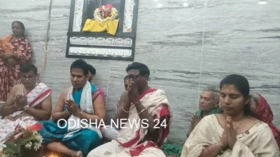 ମନ୍ଦିର ପ୍ରତିଷ୍ଠା ନିମନ୍ତେ ଶୁଭଖୁଣ୍ଟି ସ୍ଥାପନ