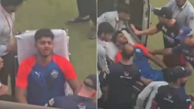 Watch: Horrific Scenes In Stadium As DC Youngster Rushed To Hospital After Facial Blow