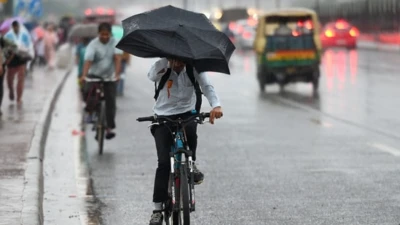 Delhi rain, gusty winds disrupt flights at IGI Airport; temperature drops sharply