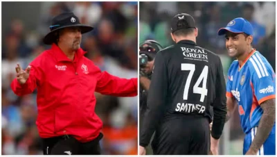 Illingworth and Wharf Named Umpires for India vs New Zealand T20 World Cup 2026 Final in Ahmedabad | Cliq Latest