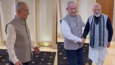 नेतान्याहूंचा 'मोदी जॅकेट' लूक; पंतप्रधान मोदींसाठी खास सरप्राइज!