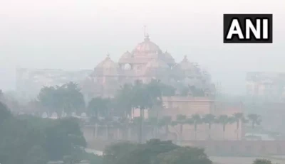 दिल्ली में शीतलहर, तापमान 4 डिग्री सेल्सियस