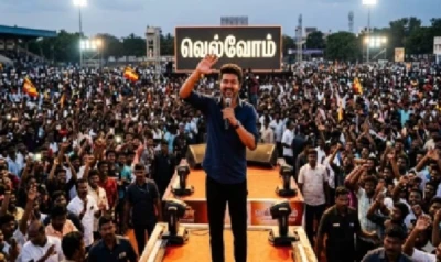 విజయ్ స్నేహితుడి సంస్థ సర్వే.. ఏ సర్వేలనూ నమ్మకండి.. టీవీకే ఖచ్చితంగా అధికారాన్ని దక్కించుకుంటుంది! 90% సర్వేలు డబ్బుతో కొన్నవే; యూట్యూబ్ ఛానెళ్లు అమ్ముడుపోయాయి.. విశ్లేషకులపై డబ్బు వర్షం కురుస్తోంది.. కానీ ప్రజలు మీ వైపే ఉన్నారు.. ఖచ్చితంగా గెలుస్తాం.. నమ్మకంతో ప్రచారం చేయండి!