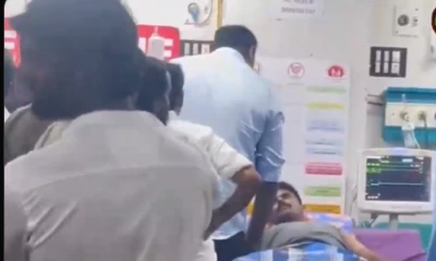 "துரித நடவடிக்கை எடுத்த தவெக!" - காயமடைந்த காவலரை மருத்துவமனையில் சந்தித்த ஆதவ் அர்ஜுனா .. காவலரிடம் மன்னிப்பு கோரி சிகிச்சைக்கு முழு பொறுப்பேற்பதாக உறுதி..!!